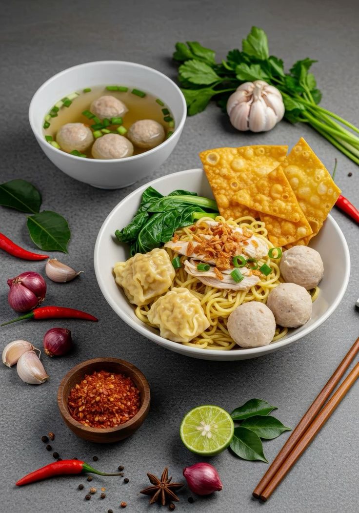 Bahan mie ayam